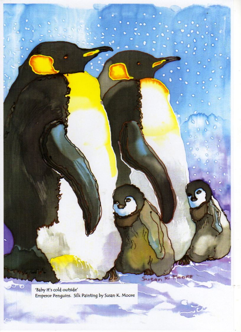 Silk Painting deals Penguins